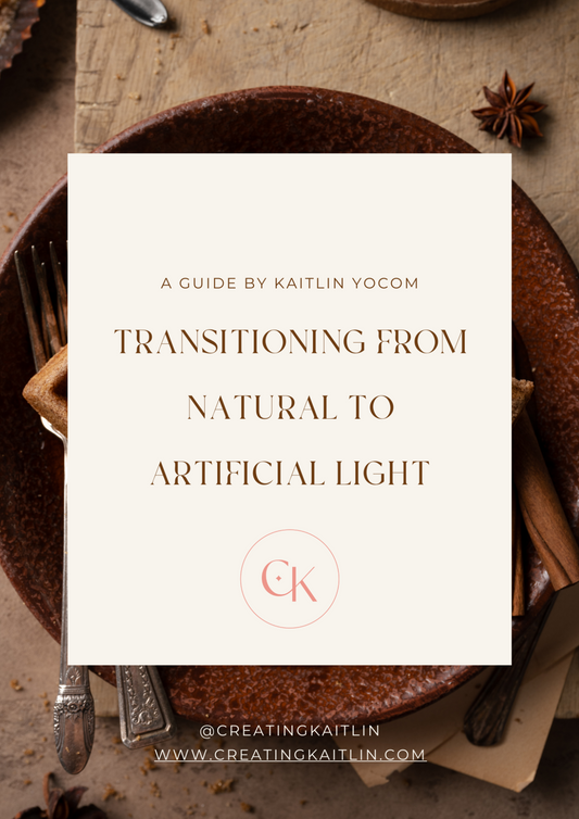 Transitioning from Natural to Artificial Light