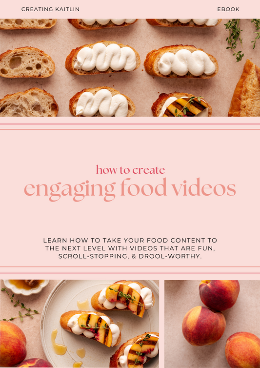 How to Create Engaging Food Videos